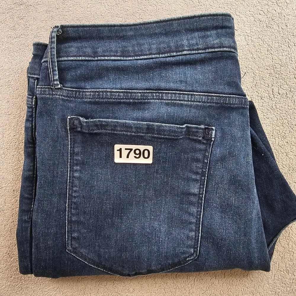 Simply Vera Vera Wang Bootcut Jeans Women's 16R‎ Blue Denim Dark Wash Stretch - Picture 14 of 15